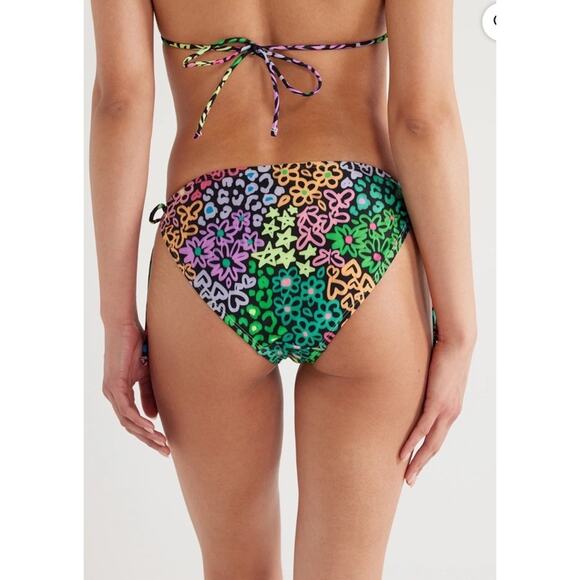 No Boundaries Juniors’ Glowing Doodles Bikini M (7-9) New Bathing Suit - Picture 2 of 6